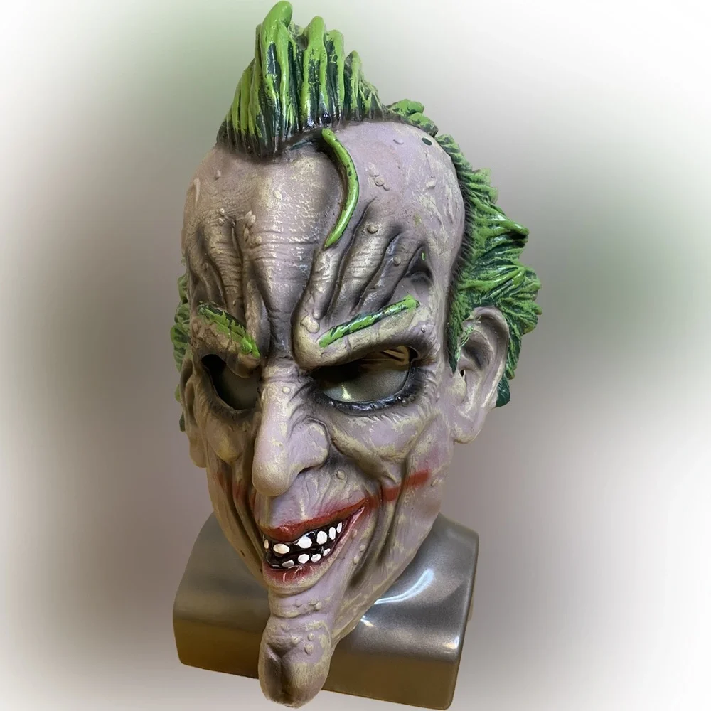 Arkham City Joker Mask Rubies DC Comics Batman Halloween Cosplay